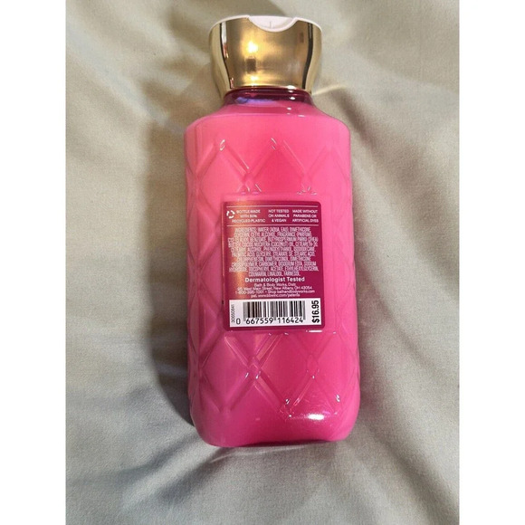 1 BATH BODY WORKS BOURBON STRAWBERRY VANILLA DAILY NOURISHING LOTION CREAM HAND - Picture 2 of 3